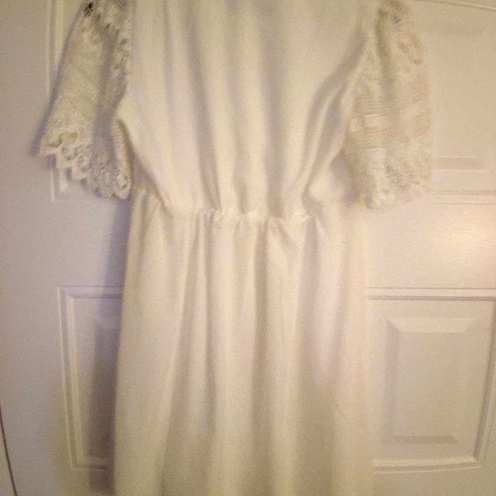 STONE_COLD_FOX Laced Shoulders Dress - Picture 2 of 8